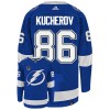 Tampa Bay Lightning Hockeydrakt Nikita Kucherov 86 Stanley Cup 2022 Blå Adidas Authentic - Herre